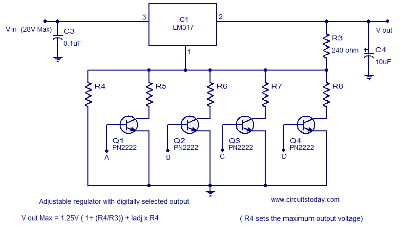 lm317 circuits projects